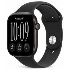 Apple Watch Ultra 4 (2026) 49mm Black Titanium Case / Black - Charcoal Dark Umber